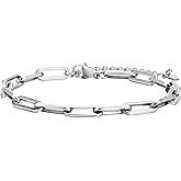 Jude Jewelers Stainless Steel Classic Plain Oval Chain Style Bracelet