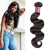 Unice 8A Brazilian Body Wave Virgin Hair 1 Bundle, Raw Unprocessed 100% Virgin Human Hair Weave 95-100g/pc Natural Color