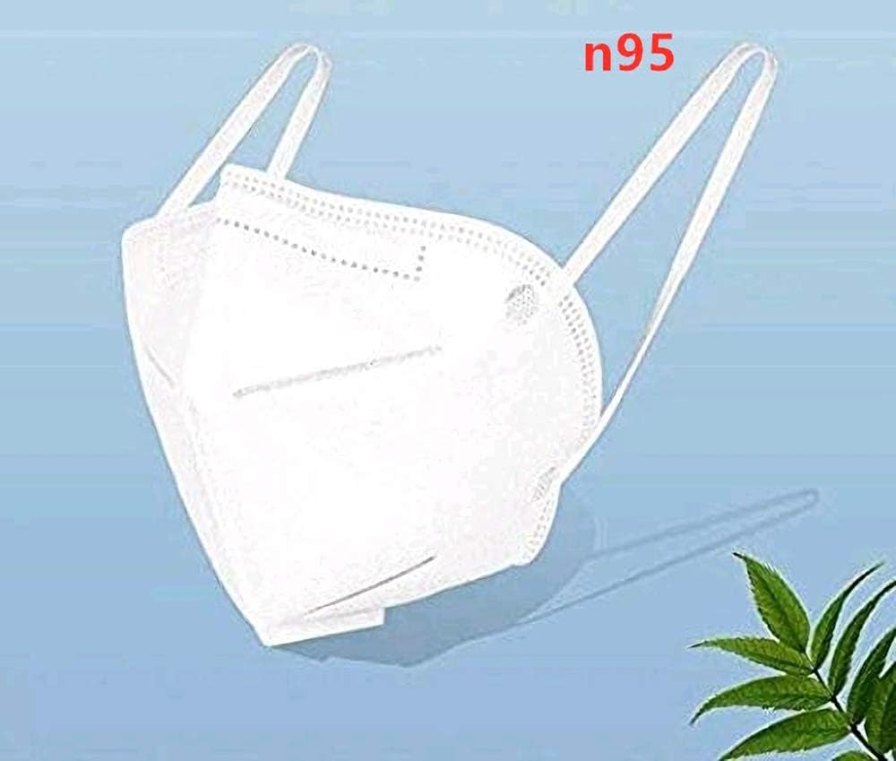 YZG LIFE- KN95 Mask,n95 Respirator Mask, Facial Respirator Protective Mouth-muffle,  Anti-aerosol  Anti-droplet Anti-dust Anti-haze Ear-hanging Type(1 pc)