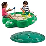 Turtle Sandbox with Cover for Kids Outdoor