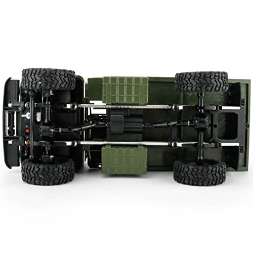 For Christmas,Sunfei WPL B-24 1:16 4WD Large RC Military Truck Wireless Remote Control Car Toy (Green)