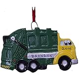 Personalized Garbage Truck Ornament-Free Personalization