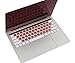 VFENG Thin Soft Silicone Backlight Keyboard Cover Skin for 2016+ MacBook Pro 15 Inch with Touch Bar (Model: A1707/A1990) and MacBook Pro 13 with Touch Bar (Model: A1706/A1989/A2159)-Rose Gold