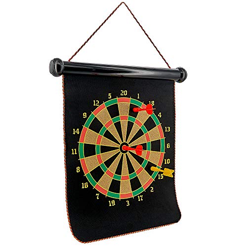 Srenta 13.5" Magnetic Dart Game Set for Kids and Adults - Safe Indoor Stress Relief Game Including Darts, Single Set