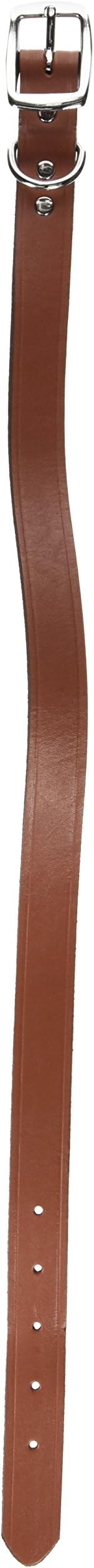 Ruff Maxx 10832 Leather Dog Collar, 24-Inch, Brown