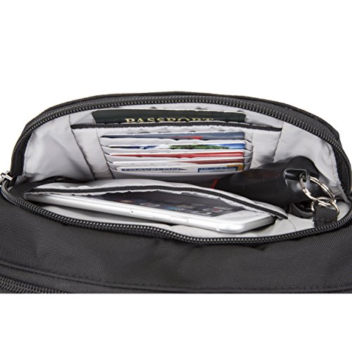 Travelon AntiTheft Concealed Carry Waist Pack, Black, One Size