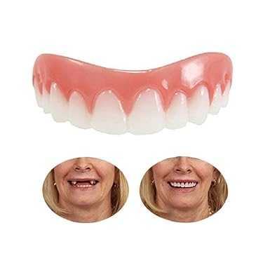 Quick Dental Tooth Provisorischer Zahnersatz Zahnprothese Veneer für Oberkiefer Kosmetische Zähne Sofortiges Lächeln Zähne Wh