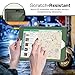 MoKo Case Fit iPad 9.7 5th/6th Generation - [Heavy Duty] Shockproof Full Body Rugged Hybrid Stand Cover with Built-in Screen Protector Compatible with Apple iPad 9.7 Inch 2018/2017, Army Green