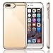iPhone 7 Plus Case, iVAPO [Crystal Series] Transparent Clear iPhone 7 Plus Cover,Soft TPU Protective Cover Shock-proof Cases for Apple iPhone 7 Plus with 5.5 inch Phone Case [Gold]