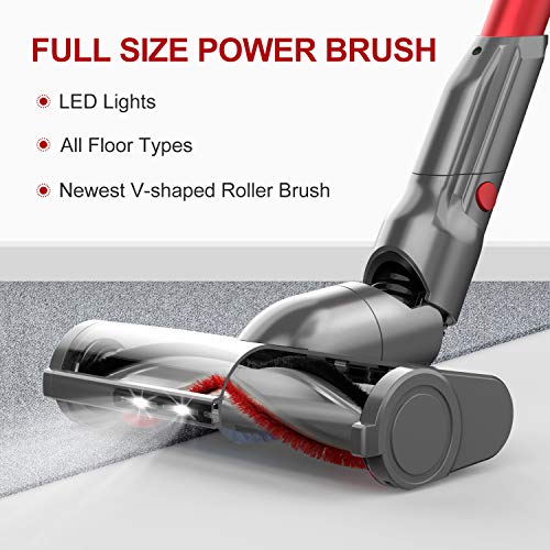 Cordless Vacuum Cleaner, Powerful Suction Stick Vacuum 4 in 1 Handheld