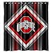 Ohio State Buckeyes High Quality Bathroom Shower Curtain 66 x 72 Inches