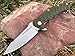 TACTICAL GEARZ TG Veer, OD Green EDC Folding Knife w/Sheath! G10, Ball Bearing Pivot System, 9Cr18MoV Stonewashed Stainless Steel Blade! (Veer)