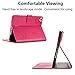 iPad Mini Case-LittleMax Smart Embossed PU Leather Case Pure Color [Magnetic Closure] Stand Case with [Cards Holder] for Apple iPad Mini 3 2 1 [Free Cleaning Cloth,Stylus Pen]-#1-Red Butterfly