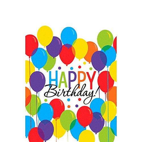 Amscan Table Cover | Balloon Bash Design | Birthday