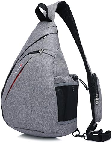 Sling Bag Chest Shoulder Backpack Crossbody Multipurpose Daypack Bagtrip BT01 (10.2L4.9W16.5H inch, Gray2)