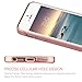 iPhone 5S case, iPhone SE Case, Vansin 3 in 1 Ultra Thin and Slim Hard Case Coated Non Slip Matte Surface with Electroplate Frame for Apple iPhone 5, iPhone 5S, iPhone SE - Rose Gold
