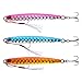 Goture Fishing Jigs - Freshwater Saltwater Fishing Lures Bass Lures Lead Fishing Spoons Jigging Lures (Pack of 3)