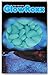 Glow Roxx - 100 Pcs (Blue) of Glow in the Dark Rocks Perfect Accent Pebbles for your Driveway, Pathway, Wedding Favors and Decorative Fairy Garden - As seen on Pinterest and Instagram …