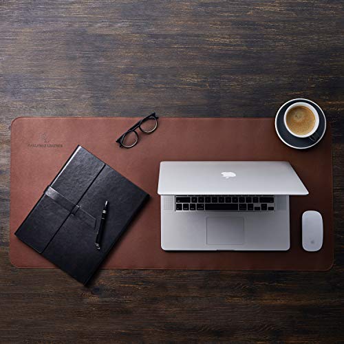Gallaway Leather Desk Mat,Desk Writing Pad Office Desk Pad, Large 36