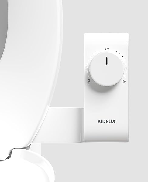 BIDEUX CORE 1.0 -ULTRA-SLIM NON-ELECTRIC BIDET ATTACHMENT FOR...