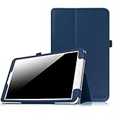 Fintie Samsung Galaxy Tab E 9.6 Case - Slim Fit Premium Vegan Leather Folio Stand Cover for Samsung Tab E / Tab E Nook 9.6-Inch Tablet (SM-T560 / T561 / T565 & SM-T567V Verizon 4G LTE Version), Navy