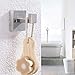 Bath Robe Hook, Aomasi SUS304 Stainless Steel Square Coat Towel Hook Utility Clothes Hanger for Bathroom Kitchen Wall Mount, Brushed Nickel