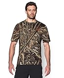 Under Armour Men's Tech Scent Control T-Shirt, Realtree Max 5/Dynamite, Large