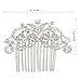 SEPBRIDALS Crystal Rhinestone Hair Side Comb Pins Bridal Wedding Women Hair Accessories Jewelry 2253R