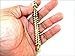Jet 16 Isis Brass Metal Dowsing Pendulum Healing Chakra Balancing for Reiki Guidance Approx 8 inch Long with Chain.