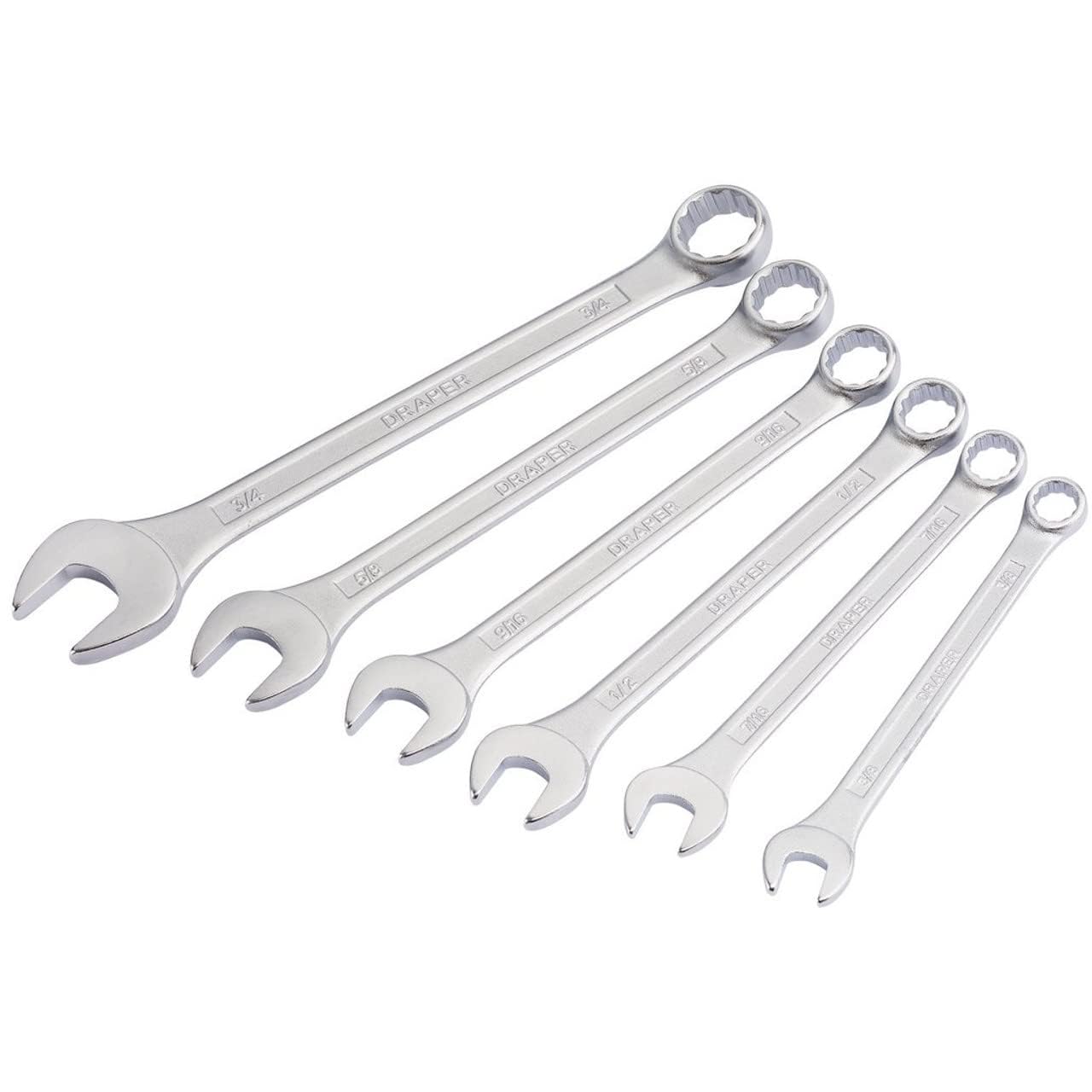 Draper Redline 68480 AF Combination Spanner Set (6-Piece)