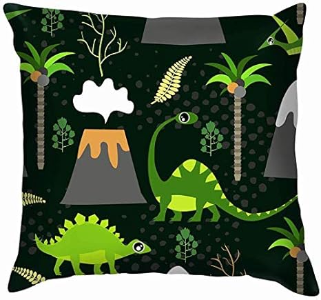 tyui7 Abstract Girls Boys Clothes Fundas de Almohadas de Dinosaurio