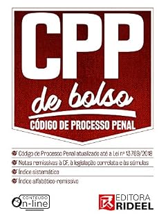 Livro Código de Processo Penal de bolso