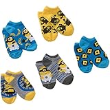 Despicable Me 3 Socks for Boys No Show 5 Pair
