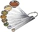MEKBOK Set of 8 Stainless Steel Measuring Spoons - With 1/8, 1/3 and 1/16 Teaspoon, 1/2 Tablespoon - Metric and US Measurements - The Complete Set for Your Kitchen