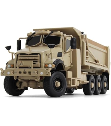 Amazon.com: First Gear 1/50 Mack Granite MP Day Cab, Negro, Plata