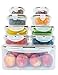 Fullstar Food Storage Containers Set with Smart Lock Lids (18-Pieces Set / 9 Containers and 9 Lids)