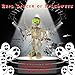 Sler Halloween Skeleton Decoration Dancing and Singing Indoor Animated Flashing Eyes for Halloween Decor Trick or Treat Event for Kids Haunted House Halloween Party Prop Decoration