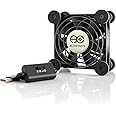 AC Infinity MULTIFAN S1, Quiet 80mm USB Fan, UL-Certified for Receiver DVR Playstation Xbox Computer Cabinet Cooling