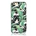 iPhone 6S Case, Leminimo(TM) Anti Shock Design TPU Flexible Case for iPhone 6 6S [4.7 inch Display] - Banana Leave Pattern Slim Fit Snap On Shell Full Protection Case(2016 Summer)