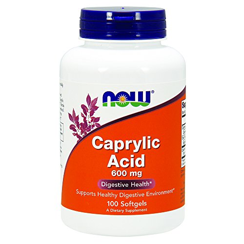 NOW Foods Caprylic Acid 600mg, 100 Softgels NOW Foods Caprylic Acid 600mg, 100 Softgels