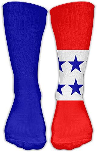 Chuanwang Tuamotus Flag Athletic 30cm Stockings Ankle Socks Sport Casual Socks Cotton Crew Socks Long Sock One Size