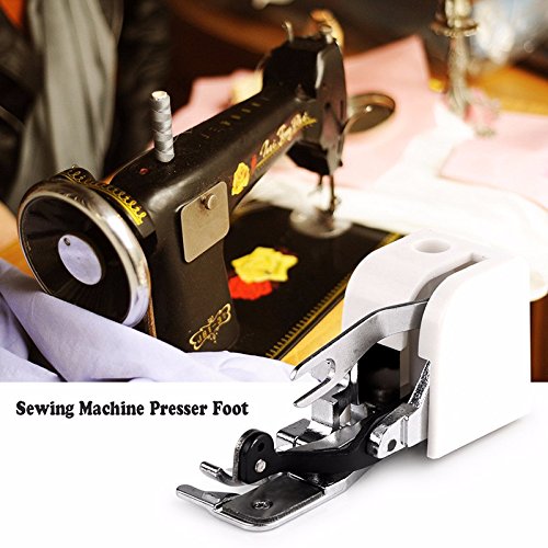 Universal Sewing Machine Side Cutter Foot Overlock Presser Foot for Low Shank Sew Attachment
