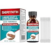 SERYNTH Fast-Acting Wart Gel for Feet & Hands, Nature Plant-Based Formula - Genital, Common Warts & Plantar wart Remover, Safe for Kids & Sensitive Skin, Non-Invasive Home Care (30ml)