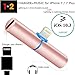 2 in 1 Lightning to 3.5mm Headphone Jack Adapter, DISDIM Female 8 Pin Charger Converter [Breathing Lamp] and Aux Audio Port for iPhone 7, iPhone 7 Plus, iOS 10.3