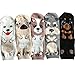 IMAXSELL 5 Pairs Women's Novelty Funky Pet Animal Print Pattern Casual Comfortable Cartoon Cotton Crew Socks