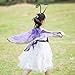 Baby Song Monarch Butterfly Wings Costume with Headband&Mask Purple Butterfly Wings for Girls WA-3