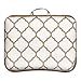 LapGear Designer Lap Desk with Phone Holder - Beige Quatrefoil - Fits up to 17.3 Inch laptops - Style No. 45526