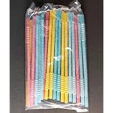 Tupperware Set of 20 Reusable Whistle Straws Blue Red Green Teal | Blue, Pink, Teal, Yellow