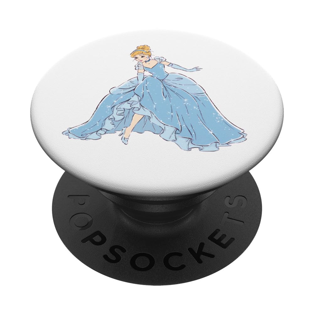 Disney Cinderella in Ballgown Glass Slipper Reveal PopSockets Adhesive PopGrip