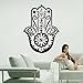 BIBITIME Wall Decal Vinyl Sticker Decals Hamsa Hand Eye Indian Yoga Buddha Menhdi Ganesh Fatima Namaste